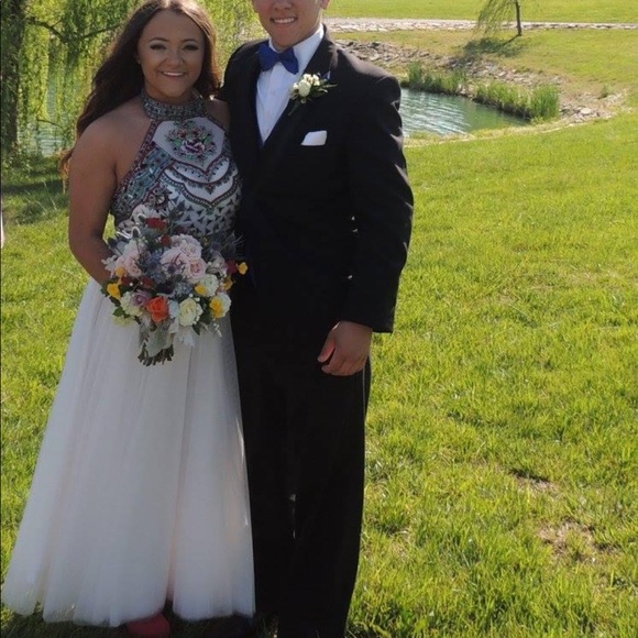 Sherri Hill #50075 Bohemian Embroidered Prom Dress,Wedding, Formal,Quinceanera - Picture 2 of 11